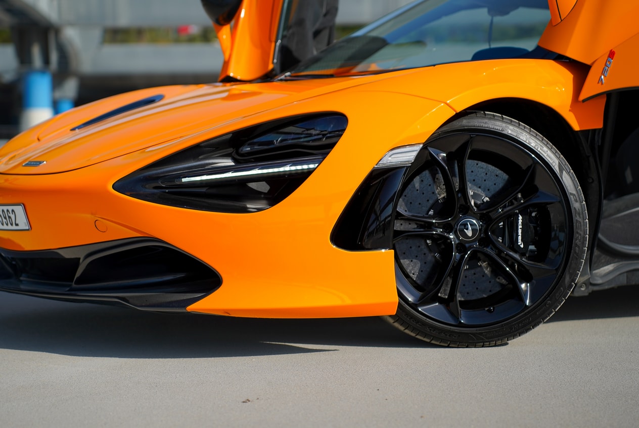 McLaren 720S Spider Orange for rent in Dubai