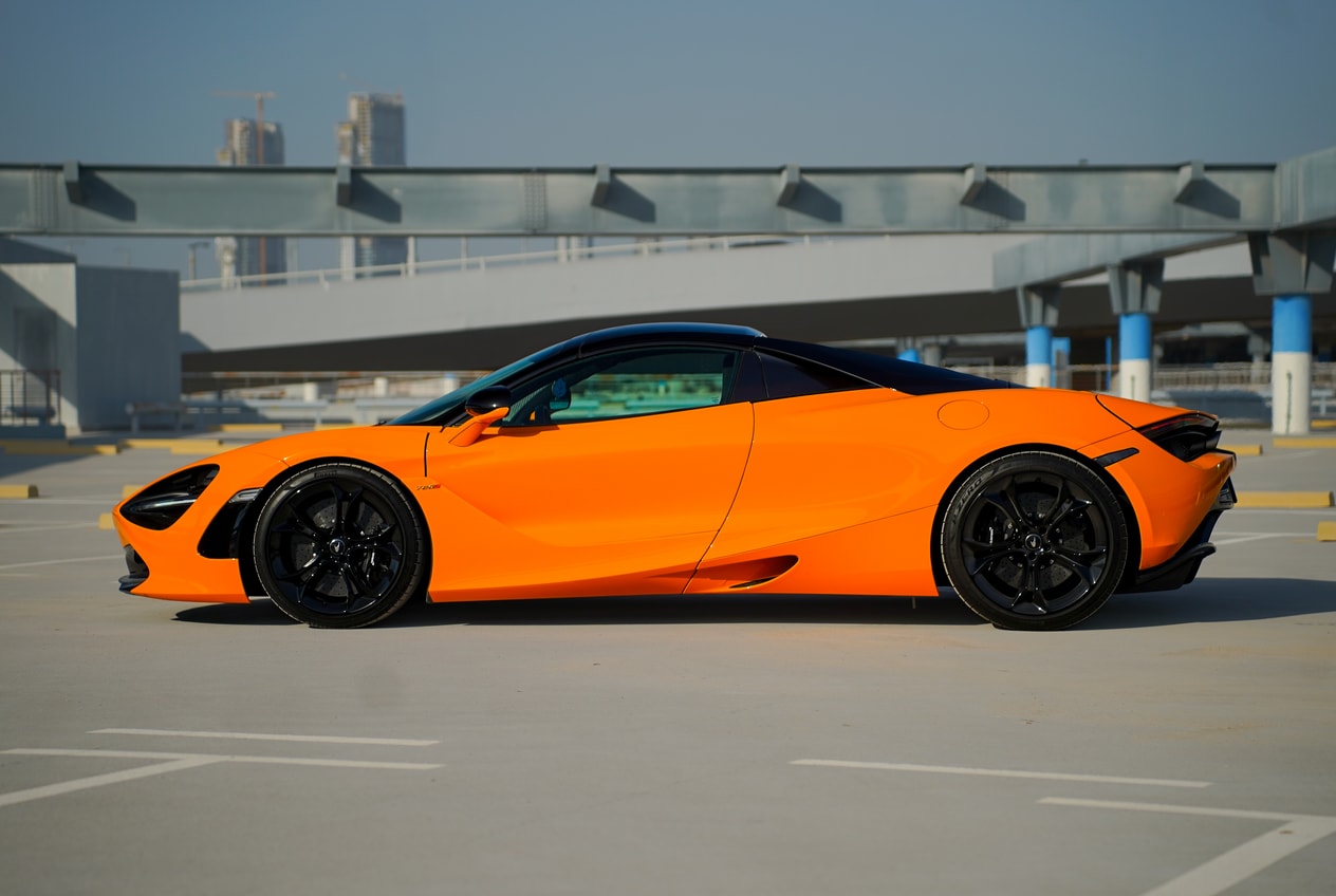McLaren 720S Spider Orange for rent in Dubai